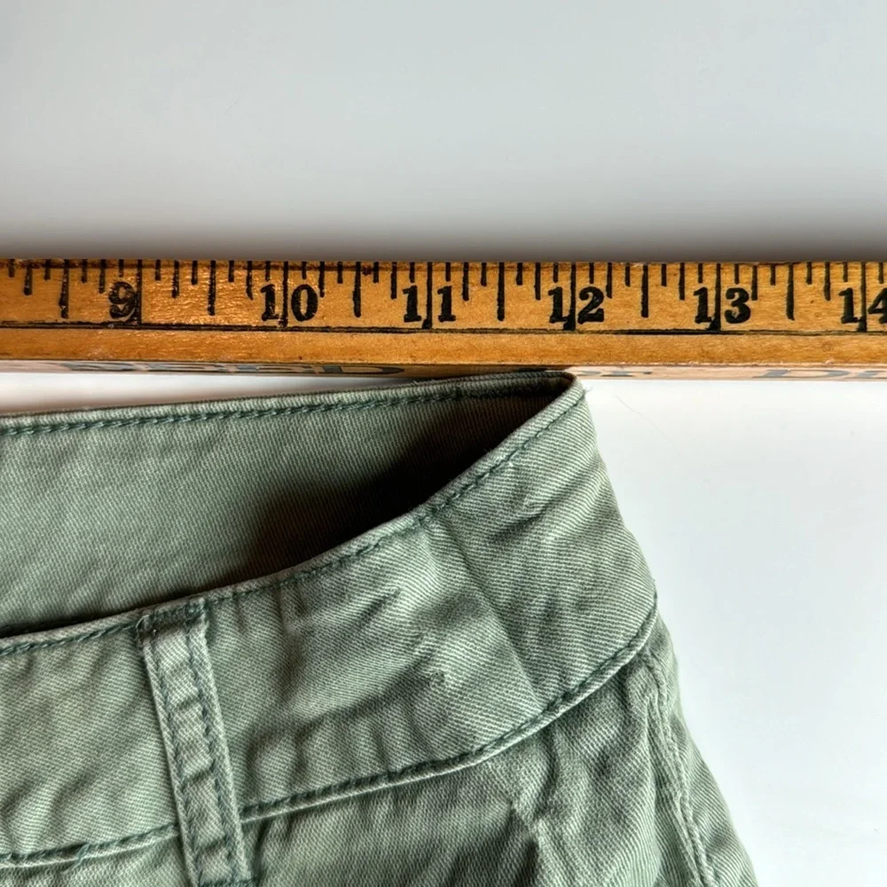 RVCA wide leg pale green feminine size 26 inseam 24 - Picture 10 of 12